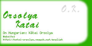 orsolya katai business card