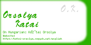 orsolya katai business card